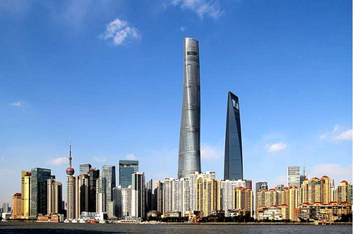 中国第一高楼上海中心大厦高632米