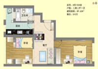 上海嘉定嘉公寓户型图