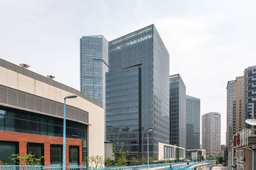 该上海办公楼外观实景图
