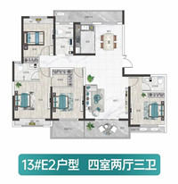 上海新房，岚皋路567号住宅户型图
