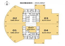 上海办公室租赁房源户型图