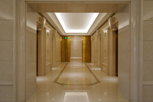 震旦大厦办公楼电梯间和卫生间图片