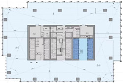 绿地外滩中心办公楼户型图