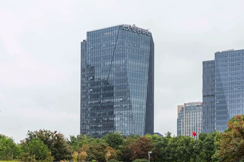 光大安石中心办公楼外观实景图