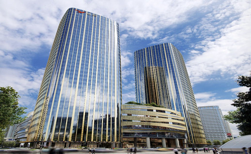 瑞虹企业天地T2栋21楼379.6平方米精装带家具出租