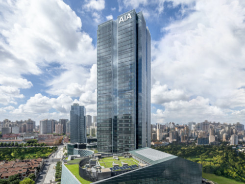 友邦金融中心办公楼外观实景图