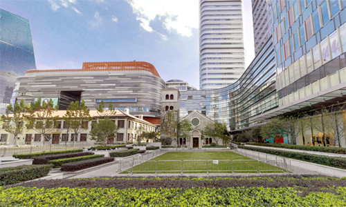 长宁路1139号甲级写字楼外立面实景图