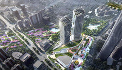中海中心写字楼丨普陀天际线崛起，超大型城市综合体