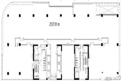 申长路900号办公楼整层平面图