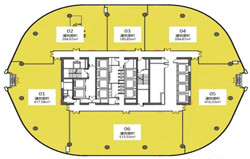 四平路136号办公楼平面图