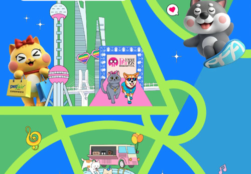 8月的上海徐汇万科广场宠物友好月正在进行时