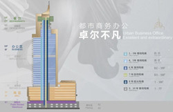 淮海中路8号办公楼立面楼层图