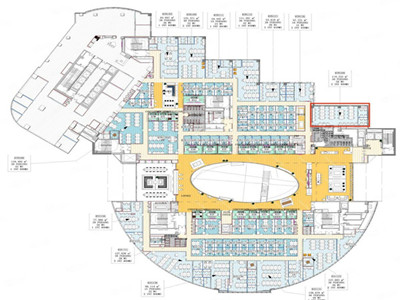 淮海路东段中路138号商务楼平面户型图