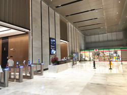 本项目1号办公楼大堂实景图