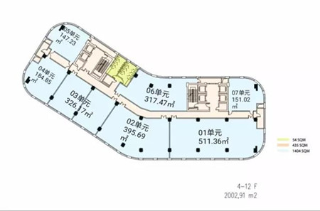 崮山路538号办公楼平面图