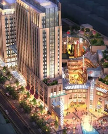 曹杨路2033号楼盘鸟瞰效果图