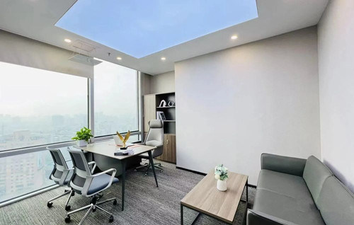 上海办公室出租凯德龙之梦150平拎包入驻的户型