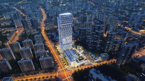 常德路688号楼盘鸟瞰图