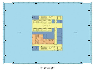 星展银行大厦写字楼平面图 