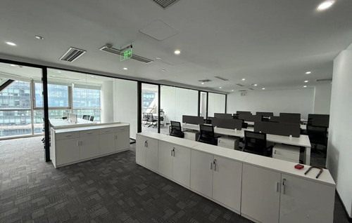 长宁区天会广场240平精装修带家具急租