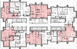 宝格丽酒店式公寓整层平面户型图