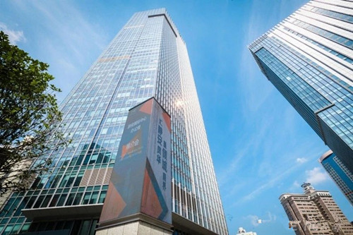 宝矿洲际商务中心写字楼外立面实拍图