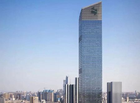 青年大街1号办公楼外立面实拍图