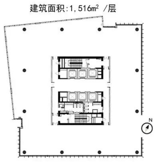 该上海商务楼平面图