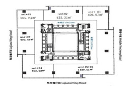 金砖大厦写字楼户型图