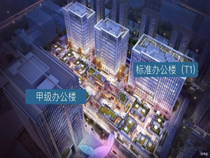 天空万科中心写字楼外观效果图 