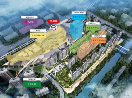 上海写字楼出售，17号线徐盈路400~2450平现房出售