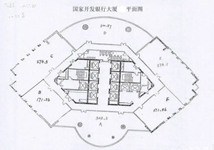 浦东南路500号办公楼平面图